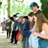 「戦争いかに止めるか」論議に　広島平和公園で原爆と戦争展　世界に渦巻く世論反映